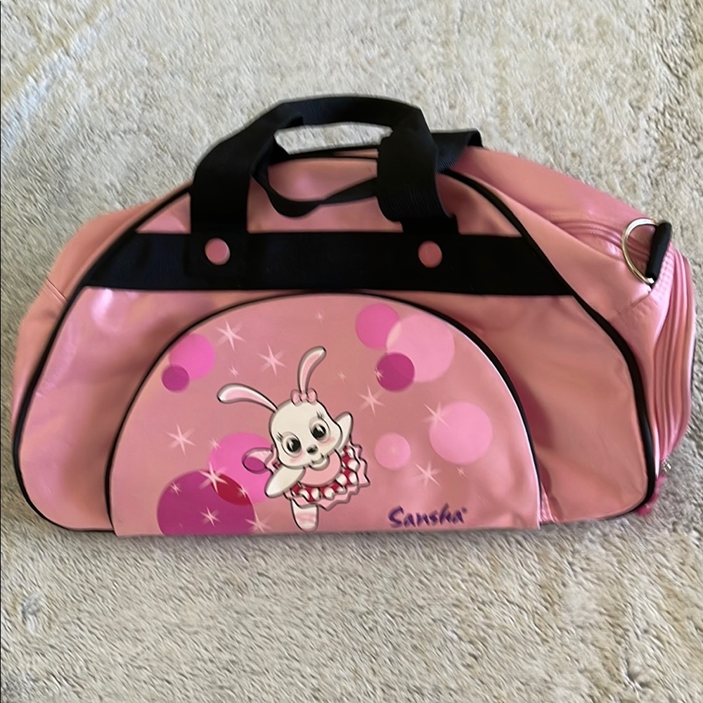 Pink Dance Bag  pink Dots